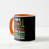 Mug Je suis gardien d'école et non gardien de magie (Devant gauche)