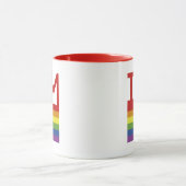 Mug Je suis gay| Indicateur Rainbow (Centre)