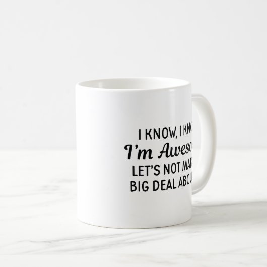 Mug Je suis génial (Devant droit)