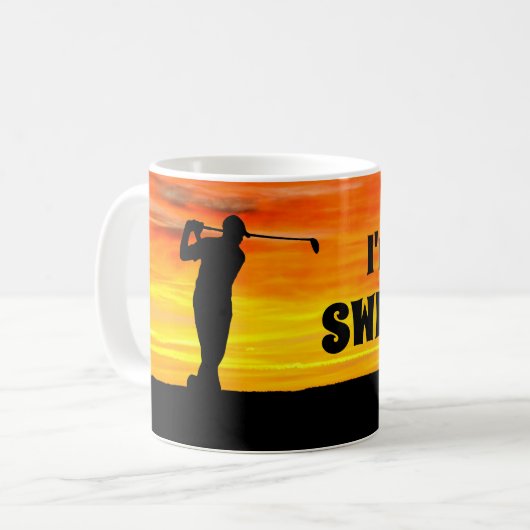 Mug "Je suis golf drôle d'un partouzeur" (Devant gauche)