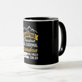 Mug Je Suis Grand-Mère De Camping (Devant droit)