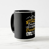 Mug Je Suis Grand-Mère De Camping (Devant gauche)