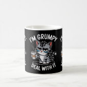 Mug Je suis Grumpy Deal With It Chats Propriétaires Ch (Centre)