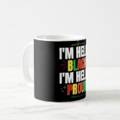 Mug Je suis Hella Black Je suis Hella Fière Black Hist (Devant gauche)