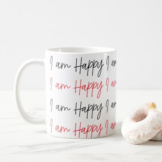 Mug Je suis heureux (Avec donut)