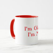 Mug Je suis Heureux d'être Moi Blanc (Devant gauche)