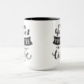 Mug Je suis heureux vous ai lieu dans ma vie (Centre)