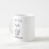 Mug Je suis hibou nocturne (Devant gauche)