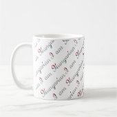 Mug Je suis hongrois Motif de la typographie de la Cou (Gauche)