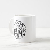 Mug Je suis ici (Devant gauche)