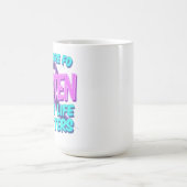 Mug Je suis ici pour écouter - Votre vie compte La con (Centre)
