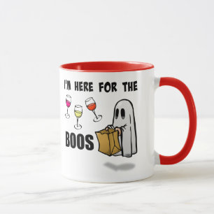 Mug Je suis ici pour hue le fantôme drôle de Hallowe