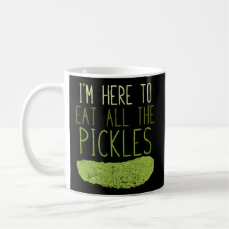 Mug Je Suis Ici Pour Manger Tous Les Pochettes Pour Le