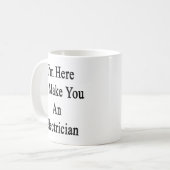 Mug Je suis ici pour vous faire un électricien (Devant gauche)