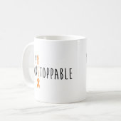 Mug Je suis imparable (la sclérose en plaques) (Devant gauche)