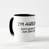 Mug Je suis impressionnant (Devant gauche)