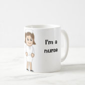 Mug Je suis infirmière (Devant droit)