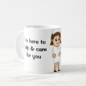 Mug Je suis infirmière (Devant gauche)