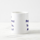 Mug Je suis inscrit au vote 2026 (Centre)