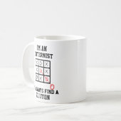 Mug Je Suis Interniste Je Trouve Toujours Une Solution (Devant gauche)