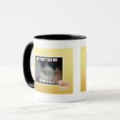 Mug Je suis invisible (Devant gauche)