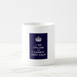 Mug Je suis italien et je ne peux pas garder le calme
