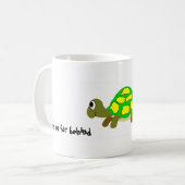 Mug Je suis jusqu'ici derrière (Devant gauche)