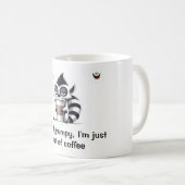 Mug Je suis juste à court de café (Devant droit)