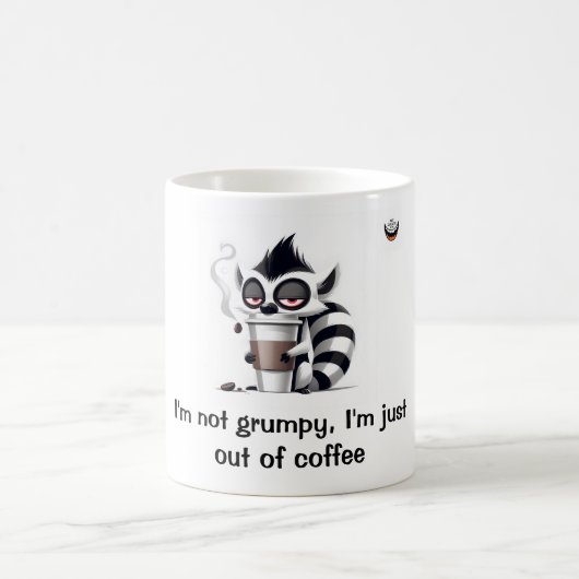 Mug Je suis juste à court de café (Centre)