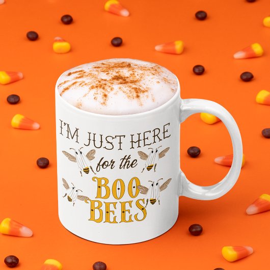 Mug Je suis juste ici pour les abeilles Boo Drôle Hall