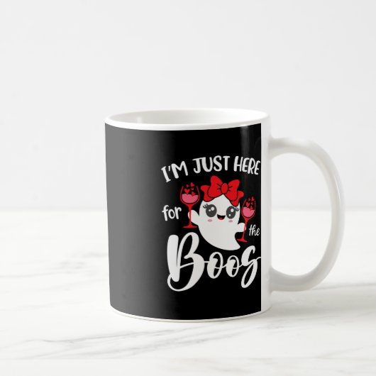 Mug Je suis juste ici pour les Boos mignons Ghost Femm (Droite)