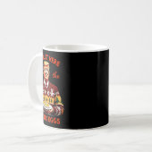 Mug Je suis juste ici pour les oeufs dévités drôle Tru (Devant gauche)