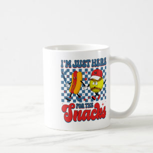 Mug Je suis juste ici pour les snacks Softll Hotdog 4