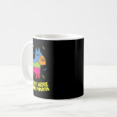Mug Je suis juste là pour la pinata (Devant gauche)