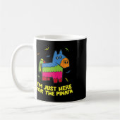 Mug Je suis juste là pour la pinata (Gauche)