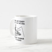 Mug Je suis juste terrible à la pêche (Devant gauche)