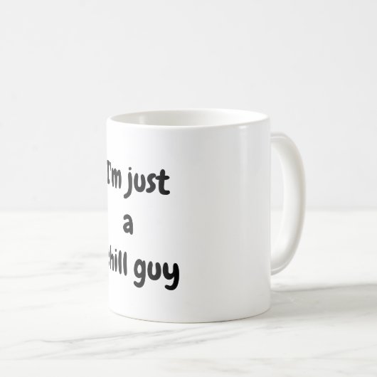 Mug Je suis juste un mec cool (Devant droit)