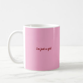 Mug je suis juste une fille