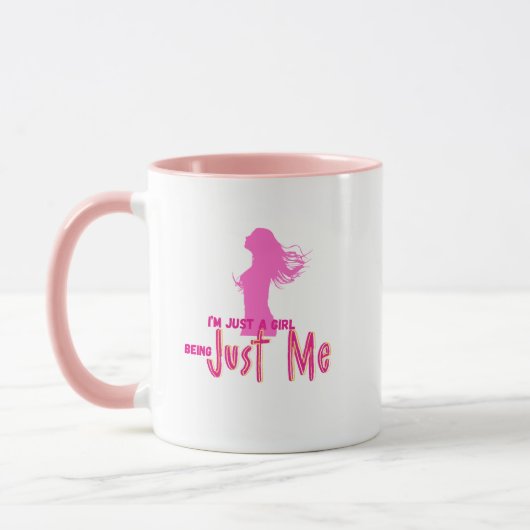 Mug je suis juste une fille (Gauche)