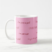 Mug je suis juste une fille (Gauche)