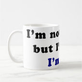 Mug Je suis kiwi (Gauche)