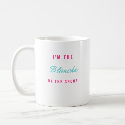 Mug Je suis la Blanche du Groupe (Gauche)