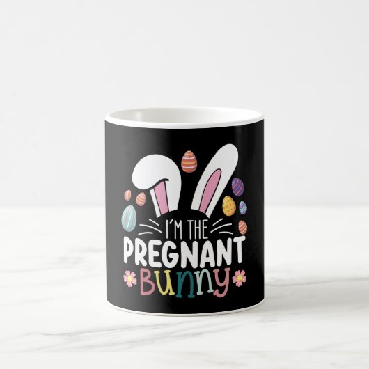 Mug Je suis la maman lapin enceinte de la famille de P (Centre)