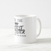 Mug Je suis la plus vieille soeur que je fais les règl (Devant droit)