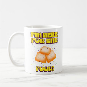 Mug Je suis là pour la nourriture ! Mardi Gras Beignet