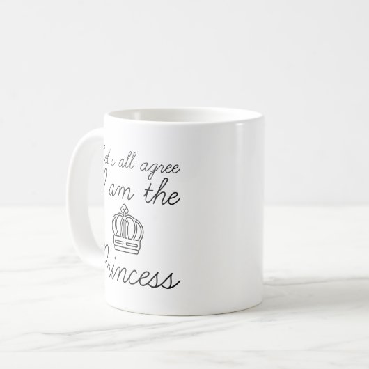 Mug Je Suis La Princesse (Devant gauche)