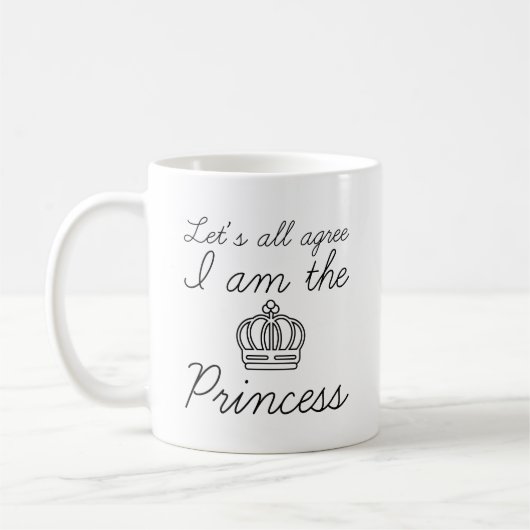 Mug Je Suis La Princesse (Gauche)
