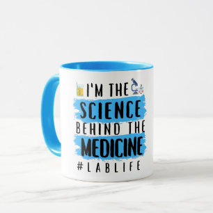 Mug Je suis la science derrière la médecine - #labli