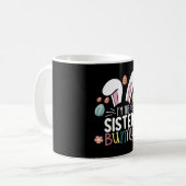 Mug Je suis la soeur Bunny Easter Family Matching (Devant gauche)