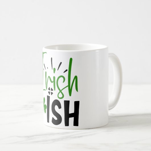 Mug Je suis la St Patrick’s Day irlandaise (Devant droit)